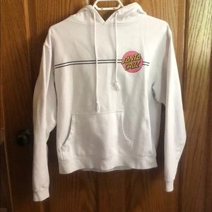 White Santa Cruz Hoodie